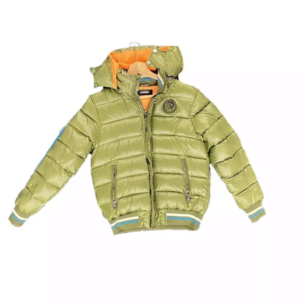 Diesel Olive Green Bomber Jacket Boys Sz. 12-14